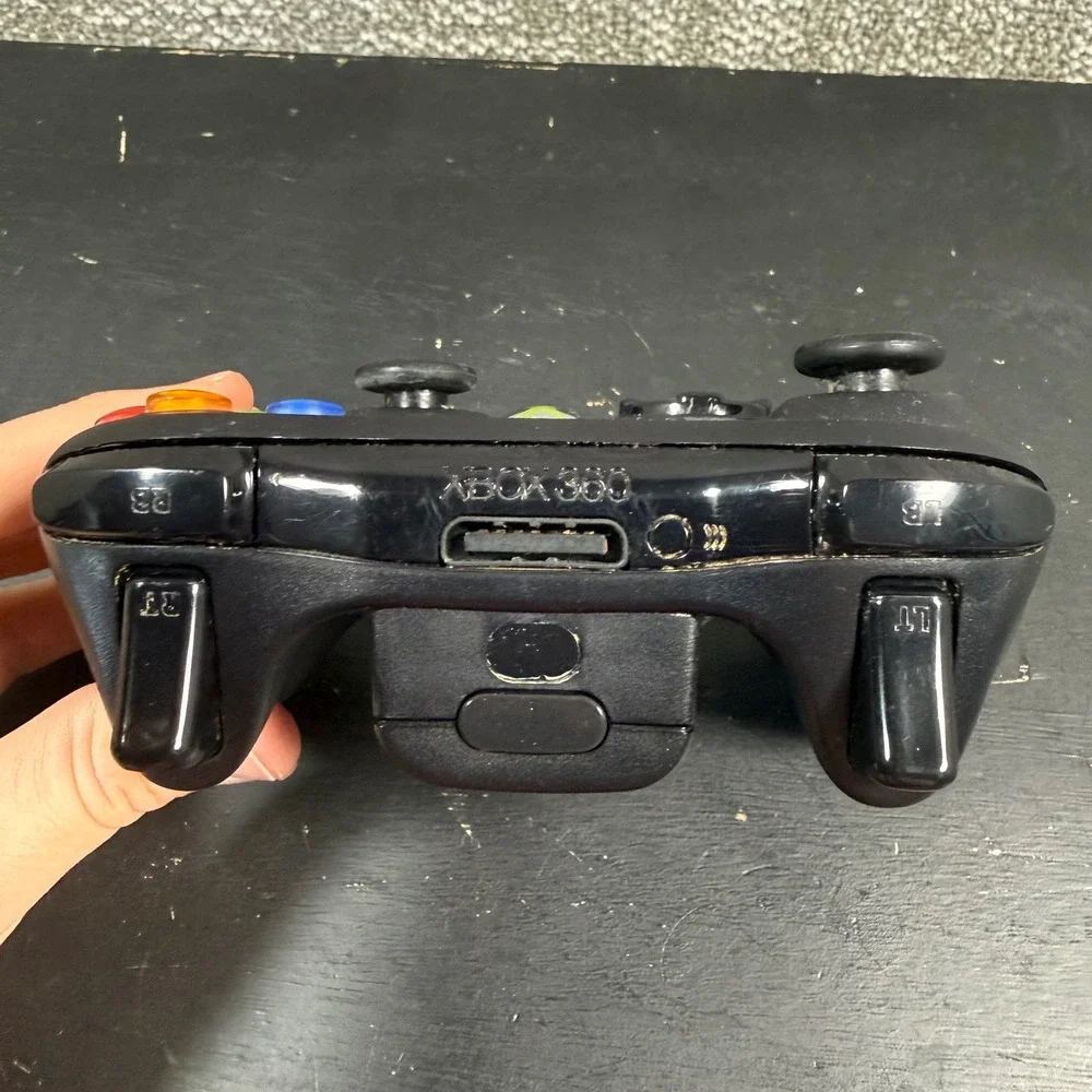 Microsoft Xbox 360 Wireless Controller Black Matte‎ OEM Tested Model 1403